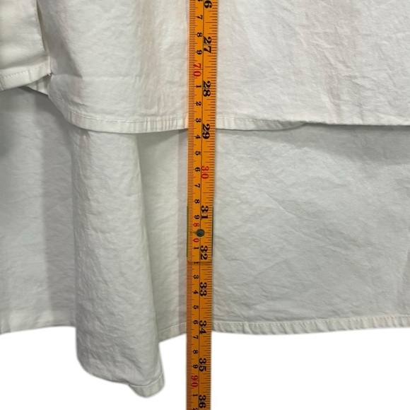 Vintage Collection Western Embroidered Oversized Button Front Cotton Blouse Med - Picture 10 of 11